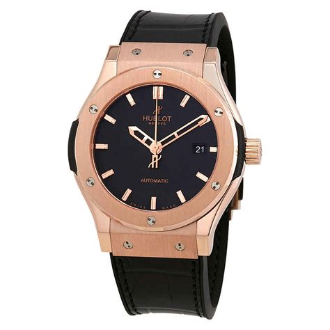 hublot classic fusion 18kt rose gold automatic men's watch